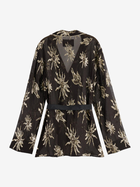 Scotch & Soda Črna ženska vzorčasta jakna Scotch & Soda