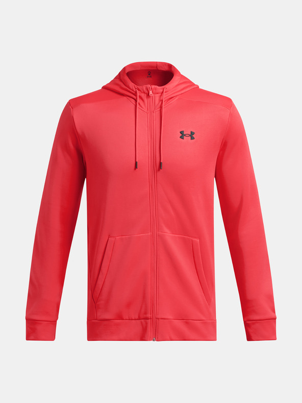 Under Armour Moški pulover  Under Armour UA Armour Fleece FZ Hoodie-RED
