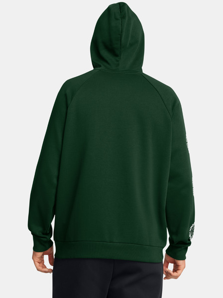 Under Armour Moški pulover  Under Armour UA Rival Fleece HBR Logo HD-GRN