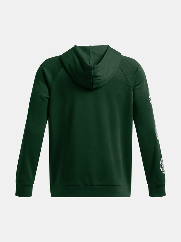 Under Armour Moški pulover  Under Armour UA Rival Fleece HBR Logo HD-GRN