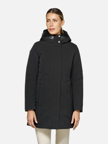 Geox Čierna dámska bunda parka Geox Spherica