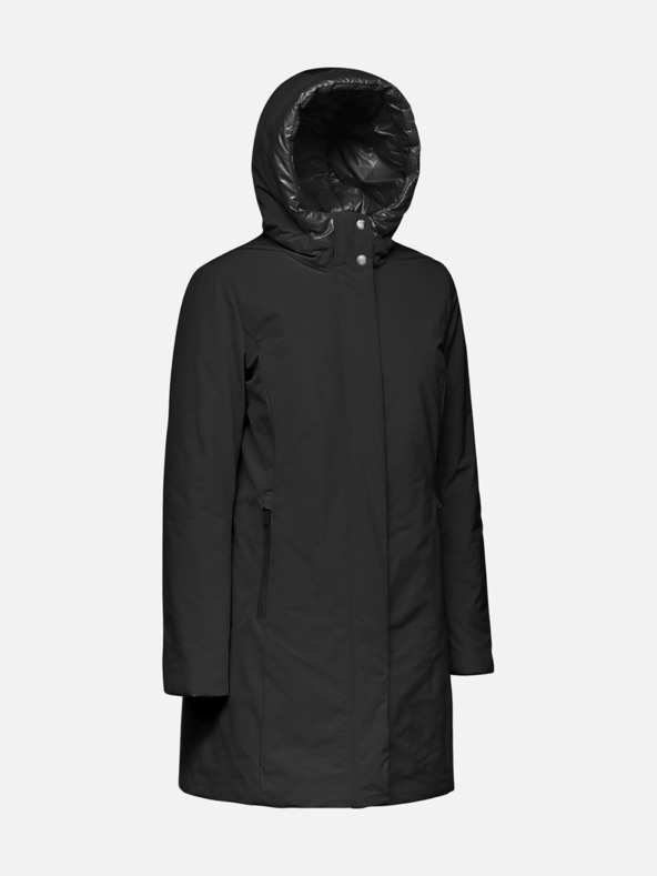 Geox Čierna dámska bunda parka Geox Spherica
