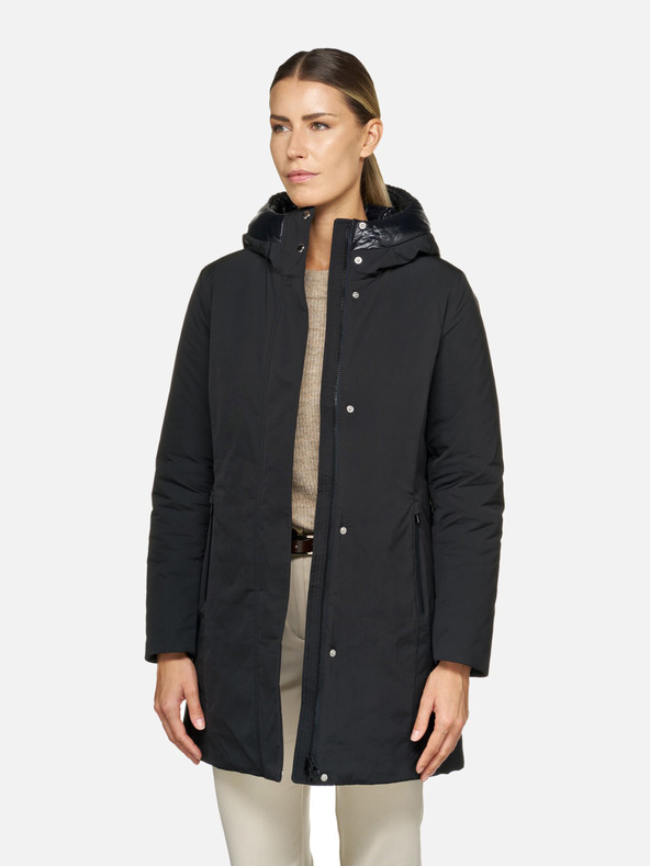 Geox Čierna dámska bunda parka Geox Spherica