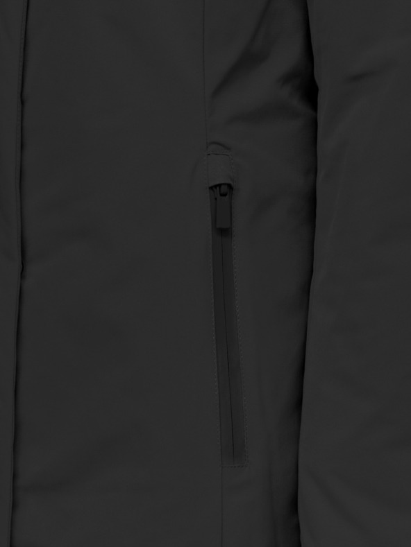 Geox Čierna dámska bunda parka Geox Spherica