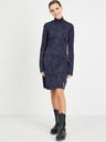 Guess Temno modra puloverska obleka Guess Lane