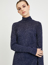 Guess Temno modra puloverska obleka Guess Lane