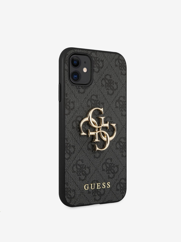 Guess Guess PU 4G Metal Logo Back Cover za iPhone 11 Grey