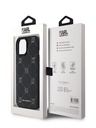 Karl Lagerfeld PU Karl Heads Pattern Magsafe Back Cover za iPhone 15 Black Karl Lagerfeld