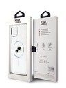 Karl Lagerfeld Karl Lagerfeld IML K&CH Heads Metal Frame MagSafe Back Cover za iPhone 11 Transparent