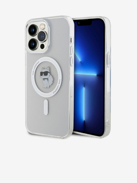 Karl Lagerfeld Karl Lagerfeld IML Choupette MagSafe hrbtni ovitek za iPhone 15 Pro Max prozoren