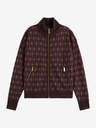 Scotch & Soda Vijolični vzorčasti bomber Scotch & Soda