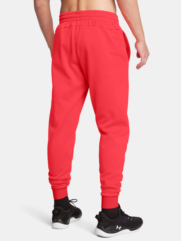 Under Armour Moške spodnji del trenirke Under Armour UA Armour Fleece Joggers-RED
