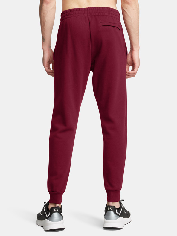 Under Armour Moške spodnji del trenirke Under Armour UA Rival Fleece Joggers-RED
