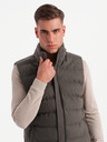 Ombre Clothing Moški prešiti jopič z neonskimi poudarki Ombre Clothing