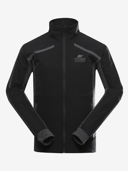 ALPINE PRO Moška softshell jakna z membrano ALPINE PRO UKEB črna