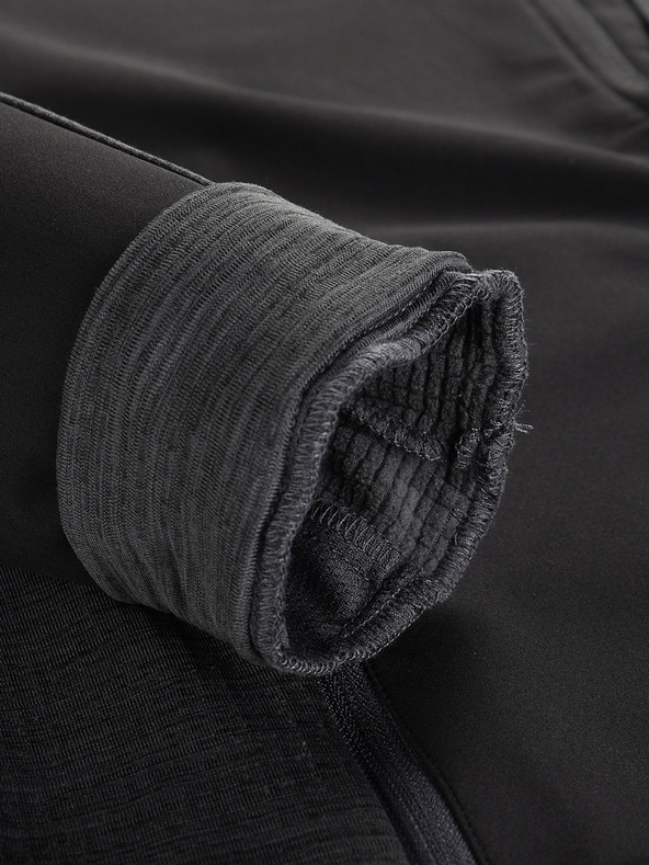 ALPINE PRO Moška softshell jakna z membrano ALPINE PRO UKEB črna