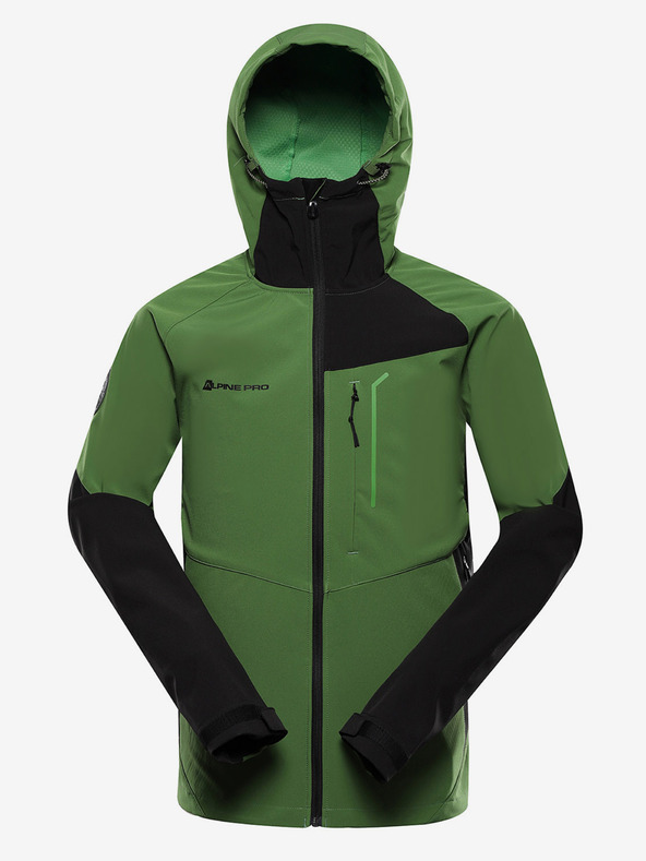 ALPINE PRO Moška softshell jakna z membrano ALPINE PRO ESPRIT treetop