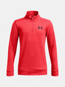 Under Armour Deški pulover Under Armour UA Armour Fleece 1/4 Zip-RED