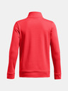 Under Armour Deški pulover Under Armour UA Armour Fleece 1/4 Zip-RED