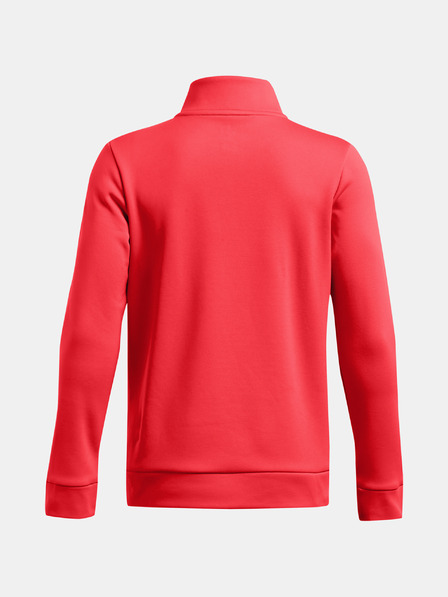 Under Armour Deški pulover Under Armour UA Armour Fleece 1/4 Zip-RED