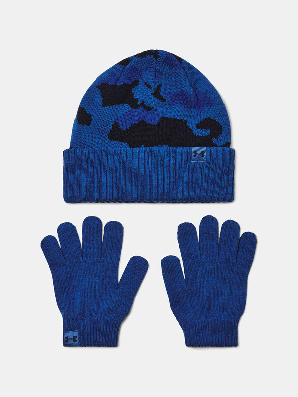 Under Armour Deška kapa  Under Armour B Beanie/Glove Combo-BLU