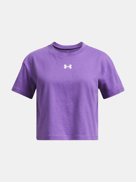 Under Armour Dekliška majica Under Armour UA CROP SPORTSTYLE LOGO SS-PPL