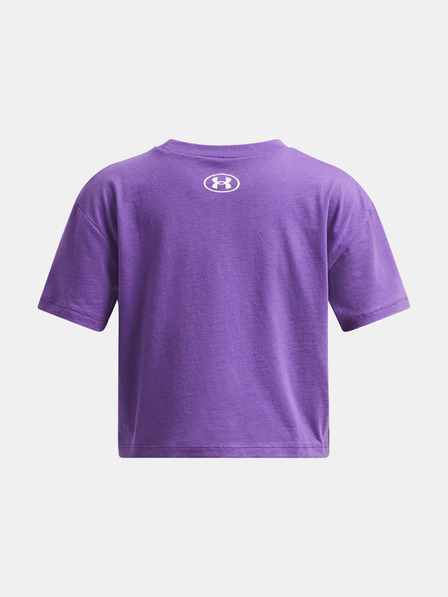 Under Armour Dekliška majica Under Armour UA CROP SPORTSTYLE LOGO SS-PPL