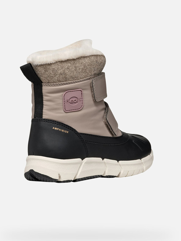 Geox Béžová dievčenská zimné topánky Geox Flexyper B Ab