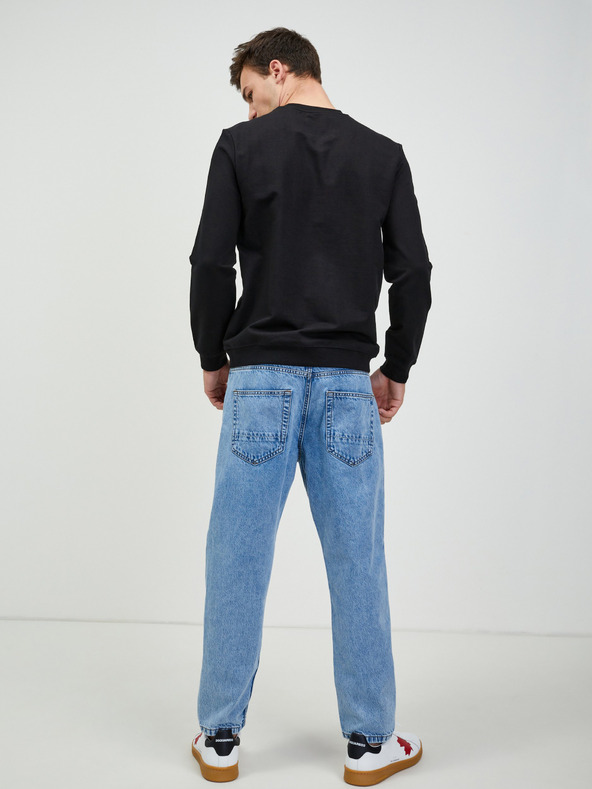 Guess Črna moška majica Guess Audley