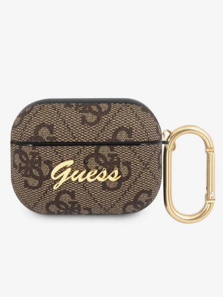 Guess 4G Script PC/PU Airpods Pro Brown Ovitek