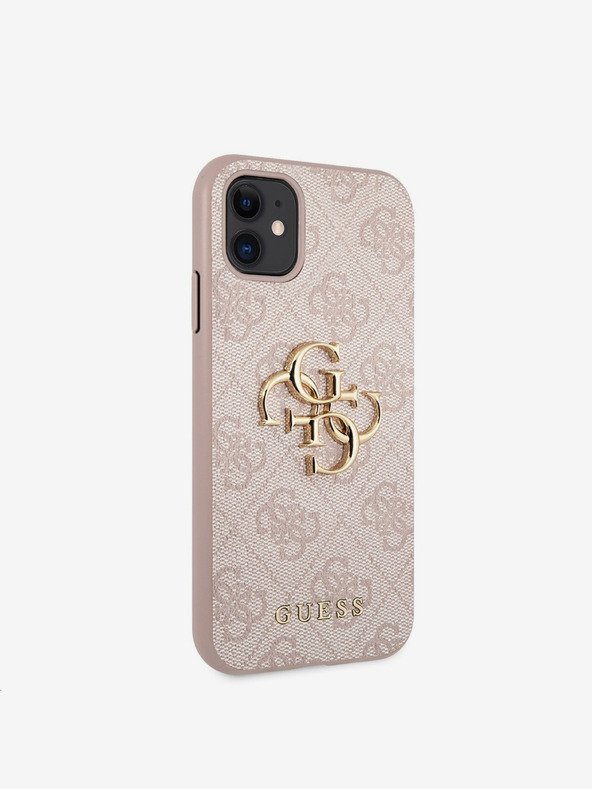 Guess Guess PU 4G Metal Logo Back Cover za iPhone 11 Pink