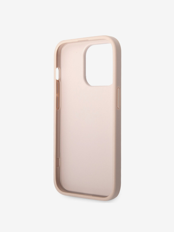 Guess Guess PU 4G Metal Logo Back Cover za iPhone 15 Pro Max Pink