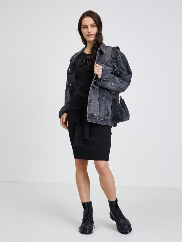 Guess Črna obleka Guess Annie