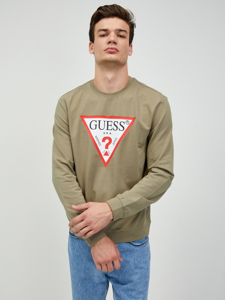Guess Kaki moška majica s kratkimi rokavi Guess Audley