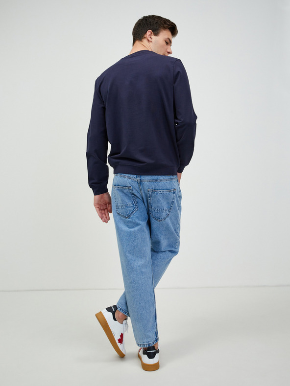 Guess Temno modra moška srajca z dolgimi rokavi Guess Audley