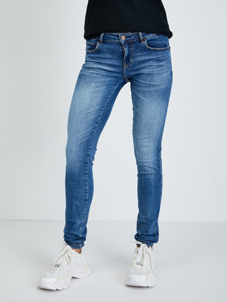 Guess Modre ženske kavbojke ozkega kroja Guess Curve X