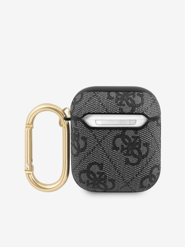 Guess 4G Script PC/PU AirPods 1/2 Black Ovitek