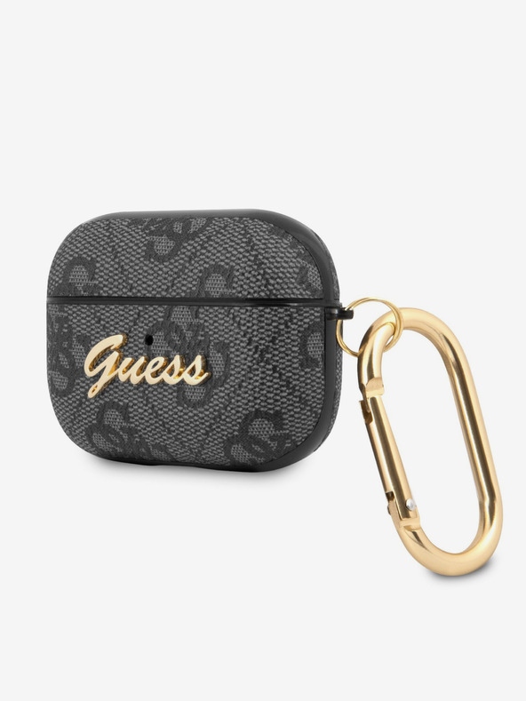 Guess 4G Script PC/PU AirPods Pro Black Ovitek