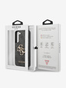 Guess PU 4G Metal Logo Zadní Kryt pro Samsung Galaxy S23 Grey Ovitek za telefon