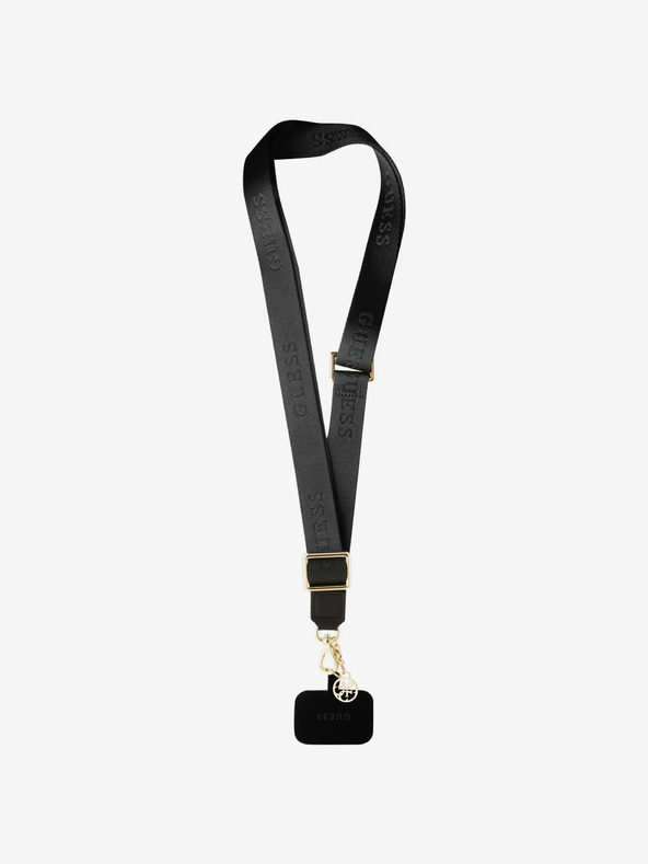 Guess Guess križanka z najlonskim trakom 4G Črni čar