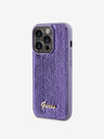 Guess Guess Sequin Script Logo zadnji ovitek za iPhone 14 Pro Purple