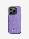 Guess Guess Sequin Script Logo zadnji ovitek za iPhone 14 Pro Purple