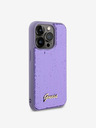 Guess Guess Sequin Script Logo zadnji ovitek za iPhone 14 Pro Purple