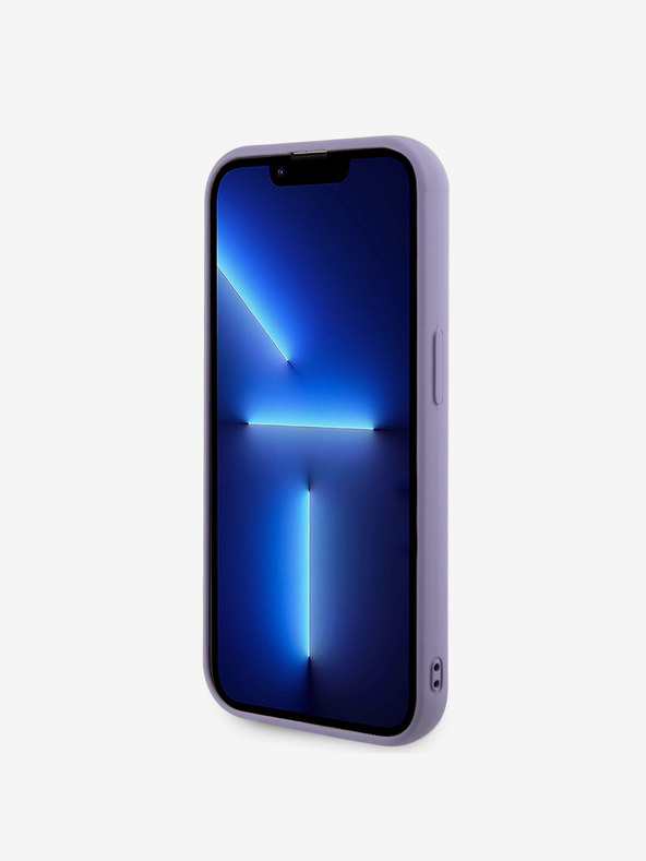 Guess Guess Sequin Script Logo zadnji ovitek za iPhone 14 Pro Purple