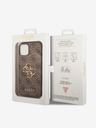 Guess Guess PU 4G Metal Logo Back Cover za iPhone 15 Brown