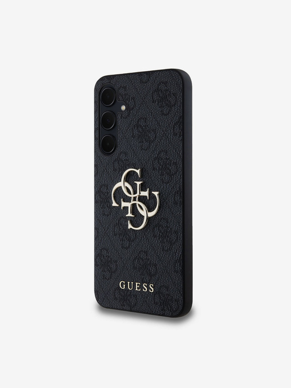 Guess Guess PU 4G Metal Logo Back Cover za Samsung Galaxy A35 5G Grey