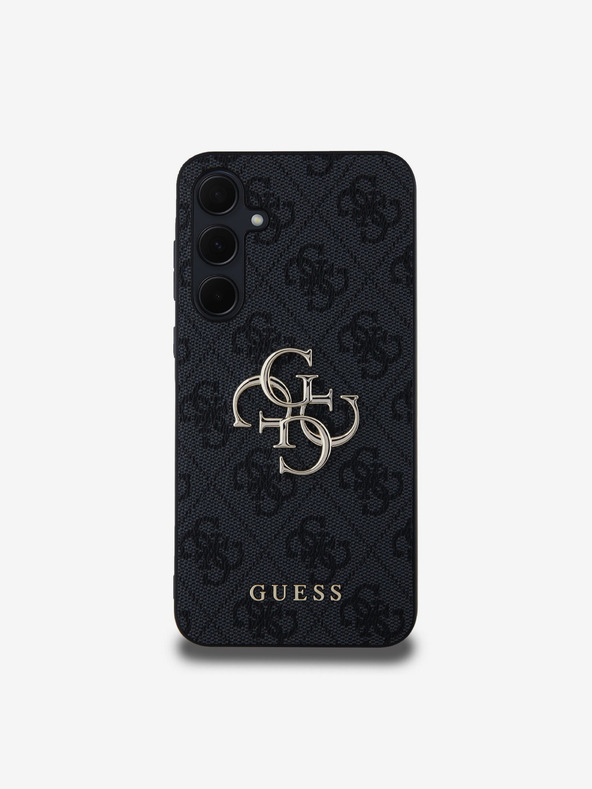 Guess Guess PU 4G Metal Logo Back Cover za Samsung Galaxy A35 5G Grey
