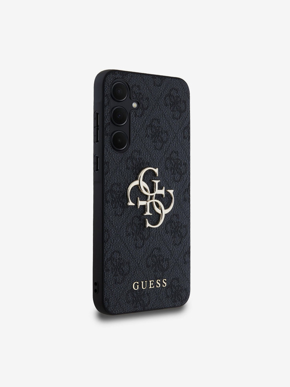 Guess Guess PU 4G Metal Logo Back Cover za Samsung Galaxy A35 5G Grey