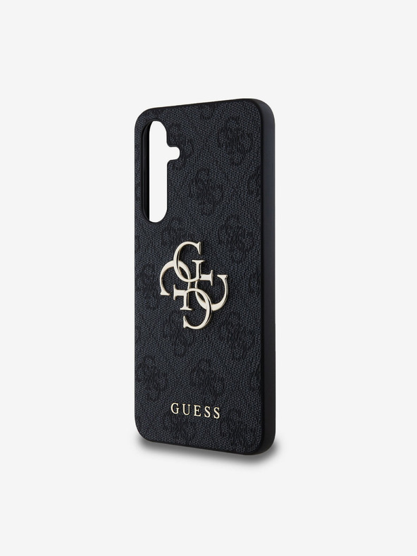 Guess Guess PU 4G Metal Logo Back Cover za Samsung Galaxy A35 5G Grey