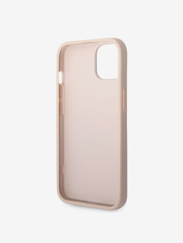 Guess Guess PU 4G Metal Logo Back Cover za iPhone 14 Pink